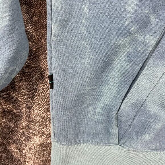 Stance Mercury Hoodie Tie Dye Sweatshirt Men's L Blue Fleece Lined Pullover - Picture 4 of 13